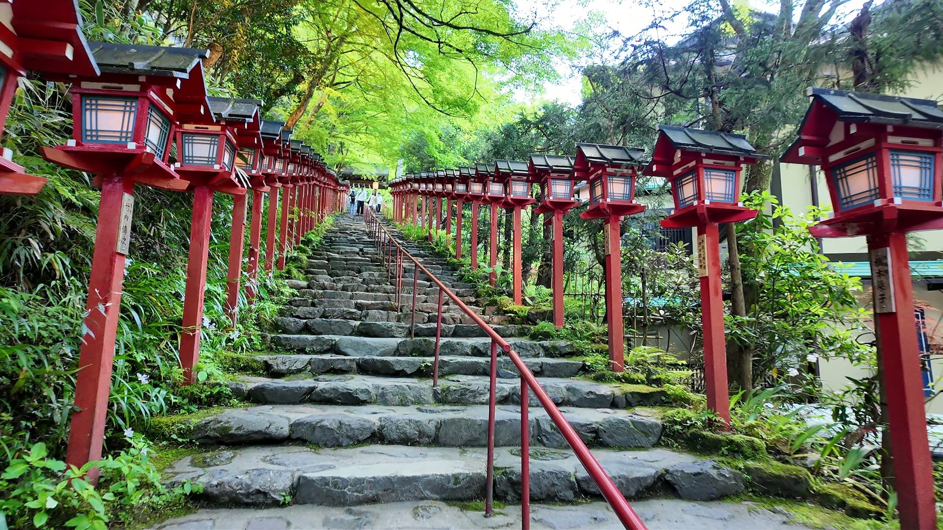 贵船神社的长夜灯